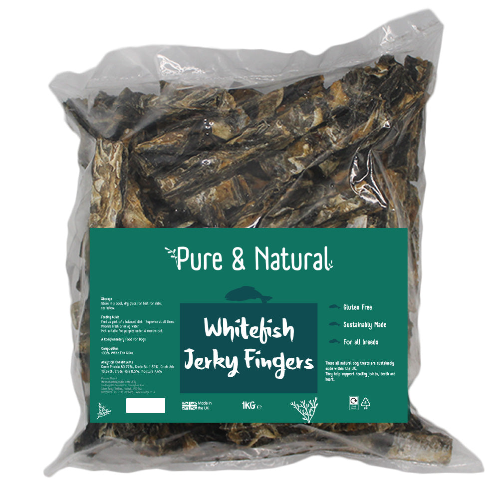 Sea treats whitefish top jerky